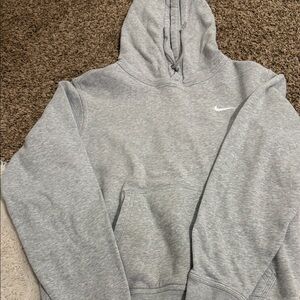 Nike Light Gray Pullover Hoodie